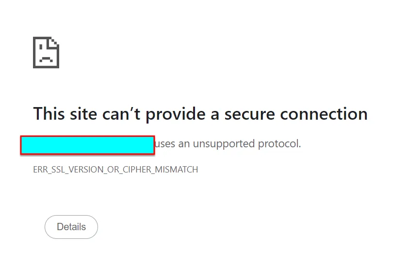 Fix ERR_SSL_VERSION_OR_CIPHER_MISMATCH Cloudflare Như Thế Nào
