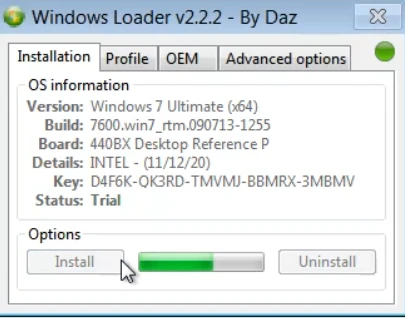 Quá Trình Active Windows 7 Diễn Ra Như Hình Trên